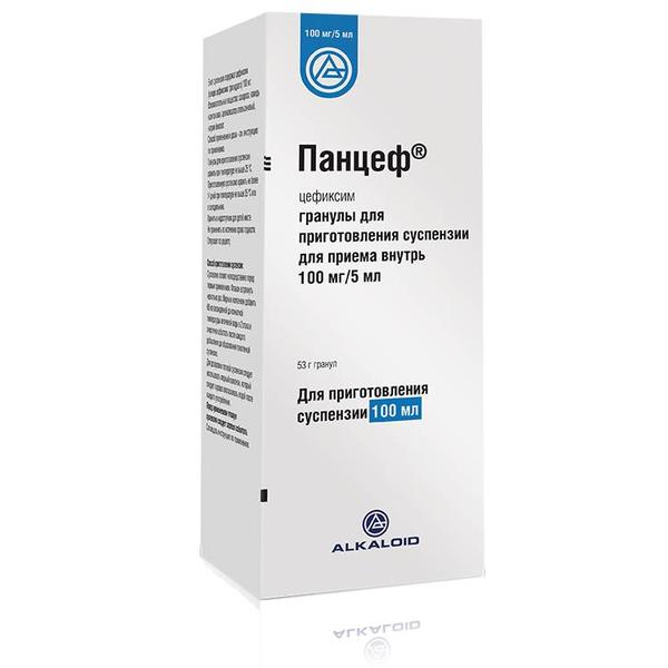 Панцеф 100мг/5мл 100мл