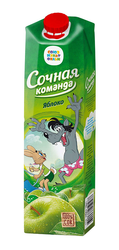 Сочная команда 100% сок 1л