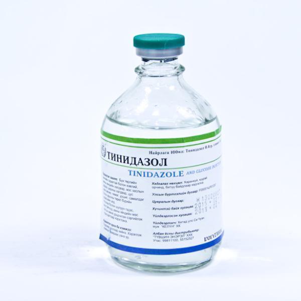 Тинидазол 0,4гр 100мл