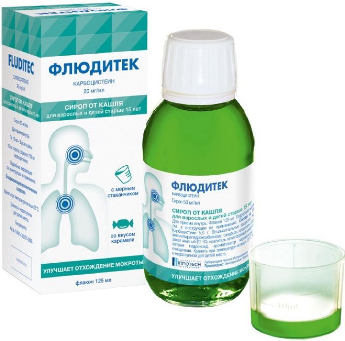 флудитек 50мг/мл 125мл