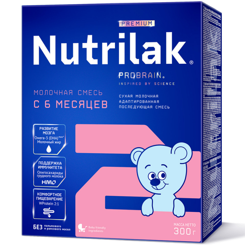 Nutrilak Premium Хүүхдийн сүү 6-12сар №2 300гр