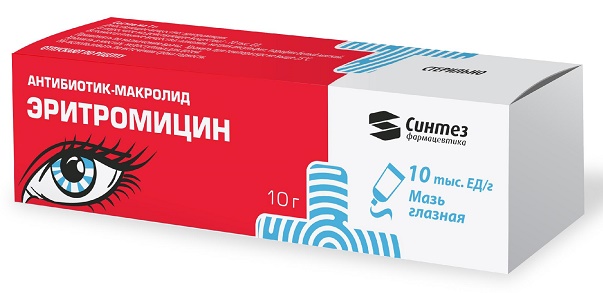 эритромицин нүд мазь