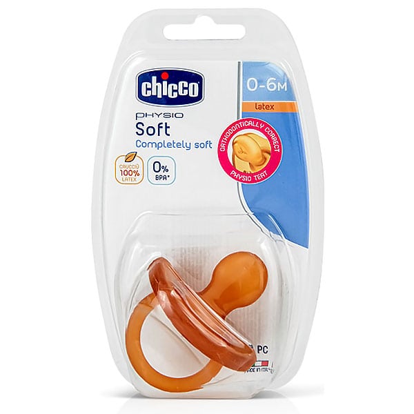 Chicco Соска латекс 0-6 №1