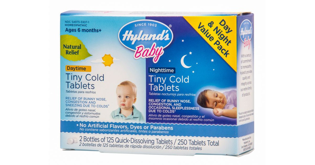 Hyland's baby Tiny cold tablets №250