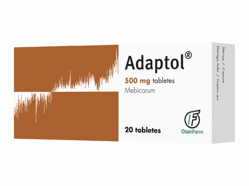 Адаптол 500мг №10