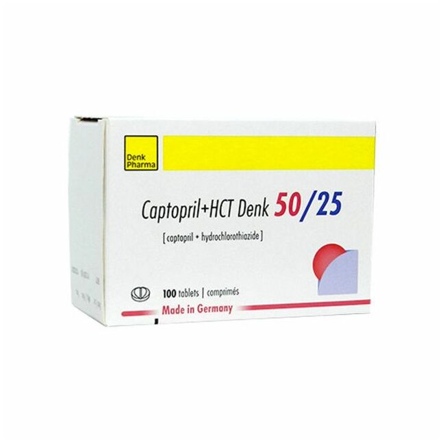 Каптоприл денк 50/25мг №100