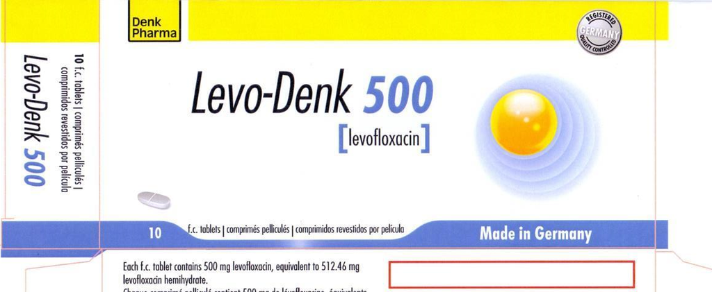 Леводенк 500мг №10