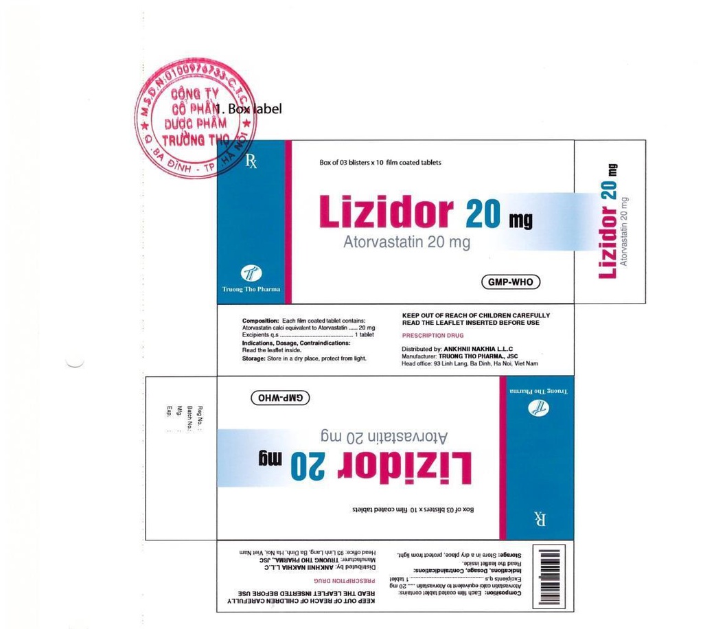 Лизидор 20мг №30