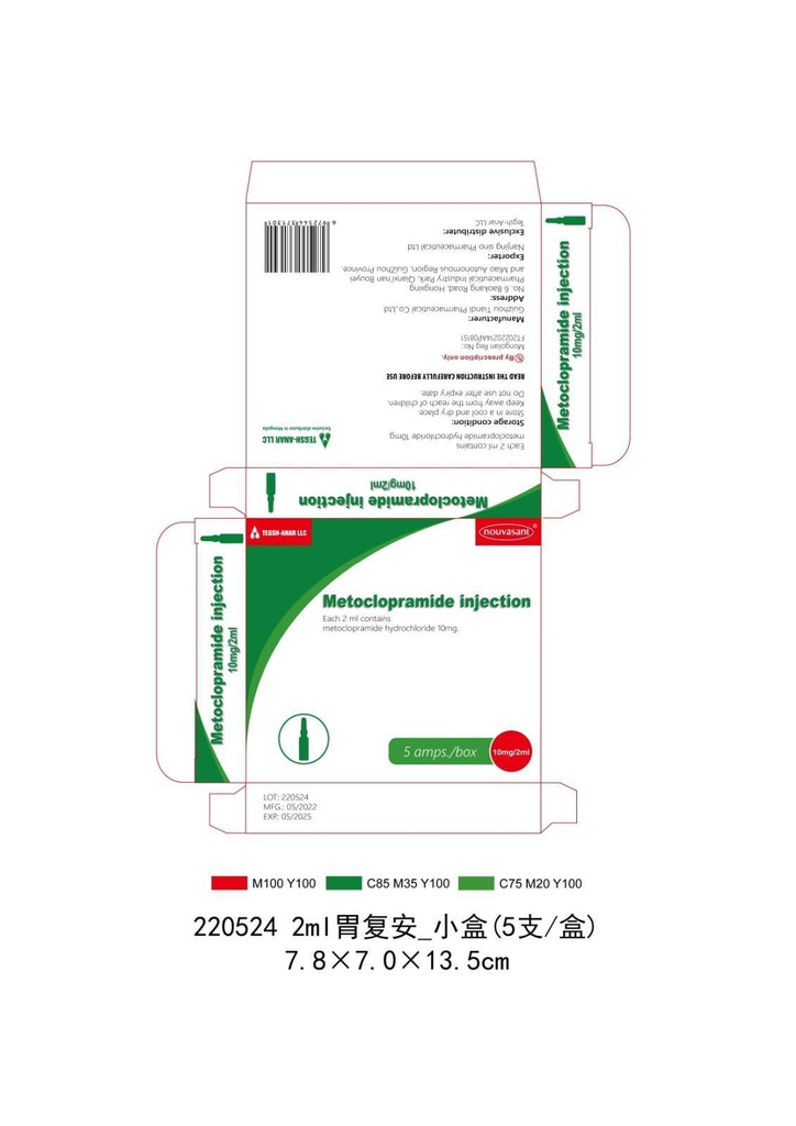Метоклопрамид 2мл №5 Тэгш анар