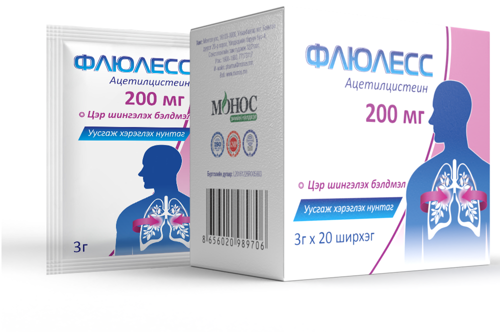 Флюлесс 200мг №20 1ширхэг
