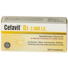 Цефавит Витамин Д3 2000мг №60 шир