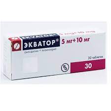 Экватор 10/5мг №30