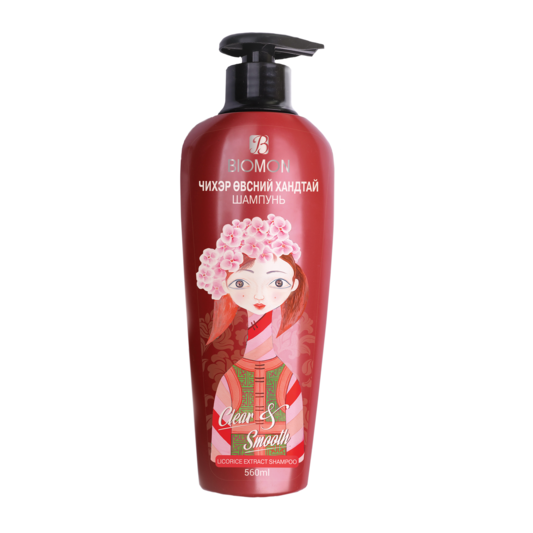 Биомон Чихэр өвсний хандтай шампунь 560мл