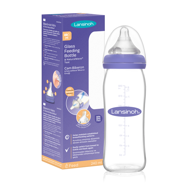 Glass Feeding Bottle 240мл