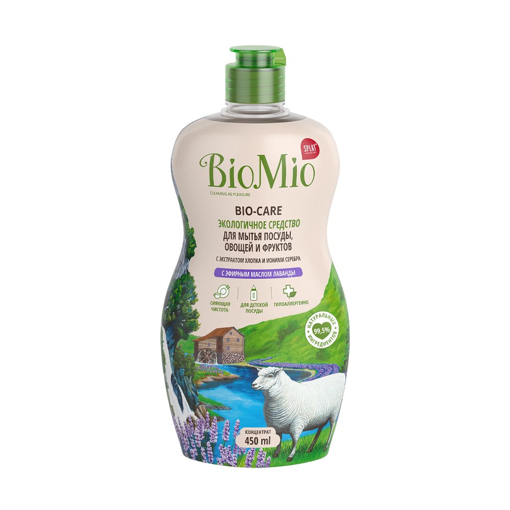 Bio Mio Для мытья посуды без запаха 450мл