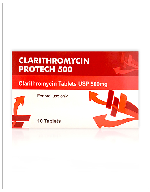 Кларитромицин 500мг №10 Протеч