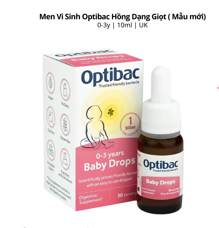 Оптибак Baby drops 0-3years 30servings