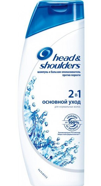 Head&Shoulders 2в1 Основной уход Шампунь 400мл