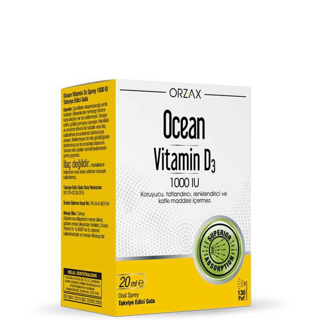 Ocean Vitamin D3 1000IU 20мл 130доз Спрей