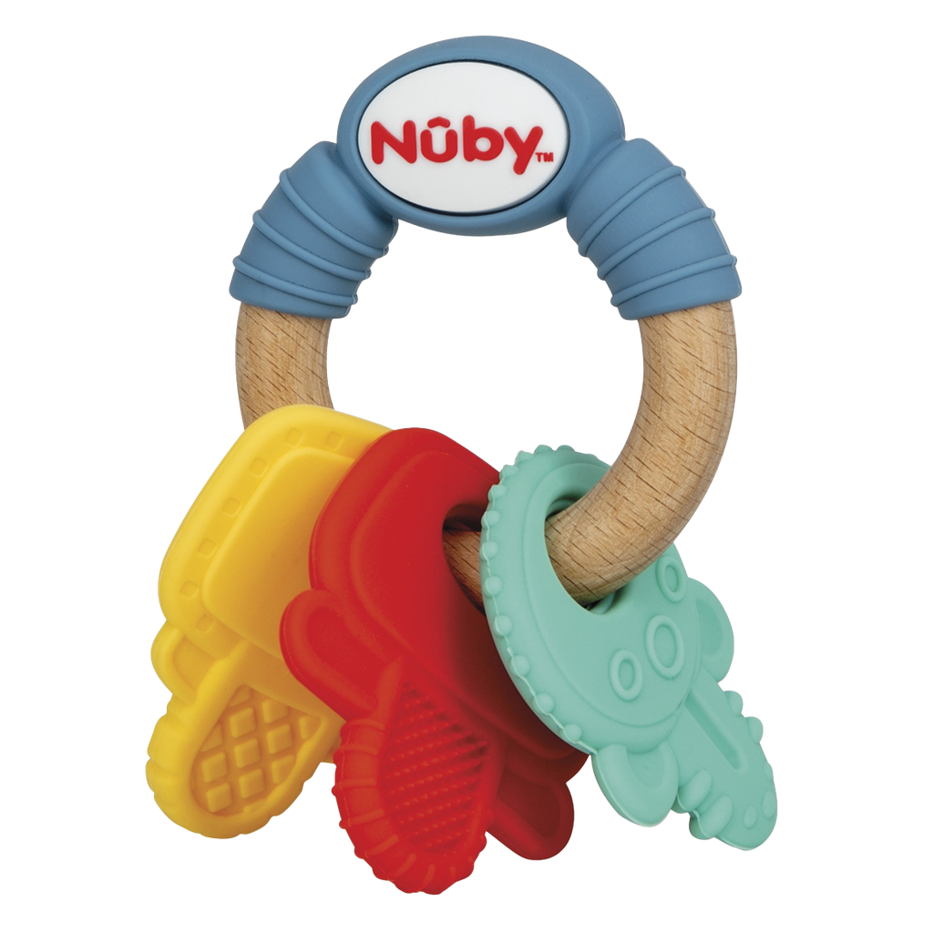 Nuby модон хаздаг түлхүүр тоглоом 3+ сар