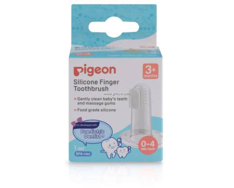 Pigeon Silicone Finger Toothbrush 3+ №1