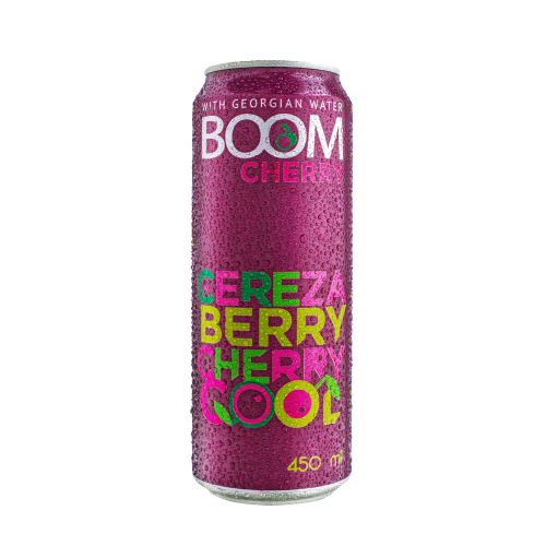 Boom cherry хийжүүлсэн ундаа 450мл