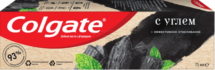 Colgate с углем 75мл