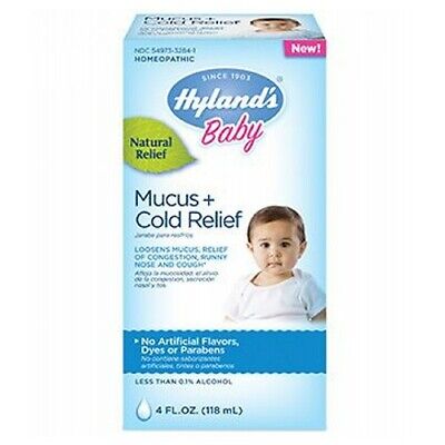 Hyland's baby Mucus+Cold relief 118мл