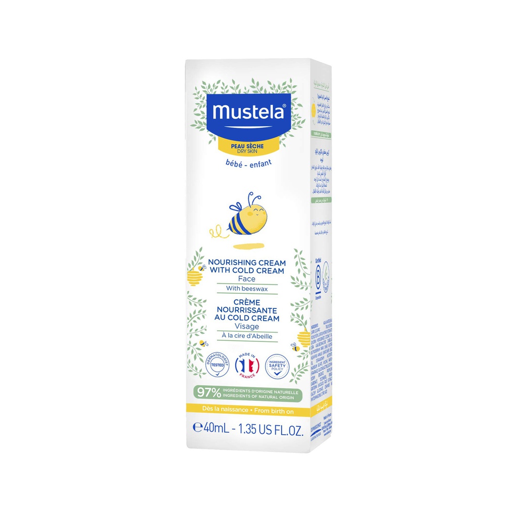 Mustela Хуурай арьсны нүүрний тос 40мл