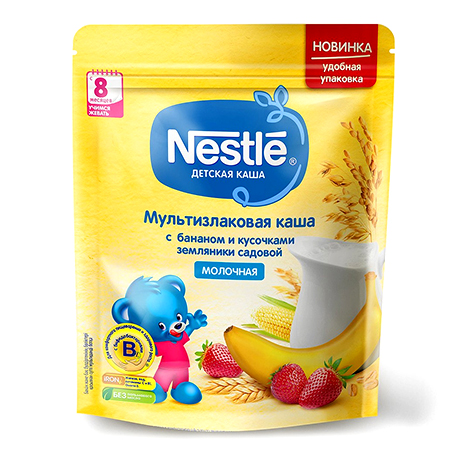 Nestle Каш 220гр Гүзээлзгэнэ Банан Эрдэнэшиш