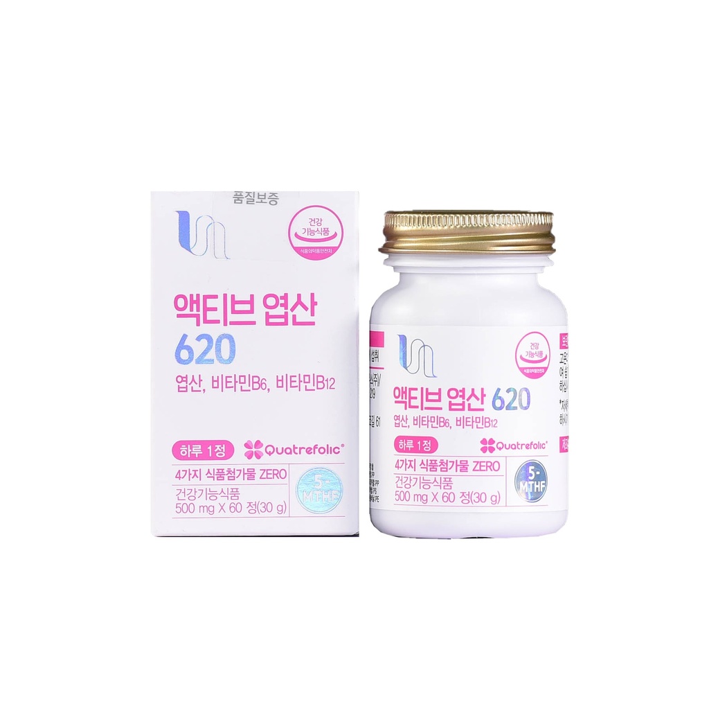 Vitamin shop Идэвхтэй фолийн хүчил 620мг №60