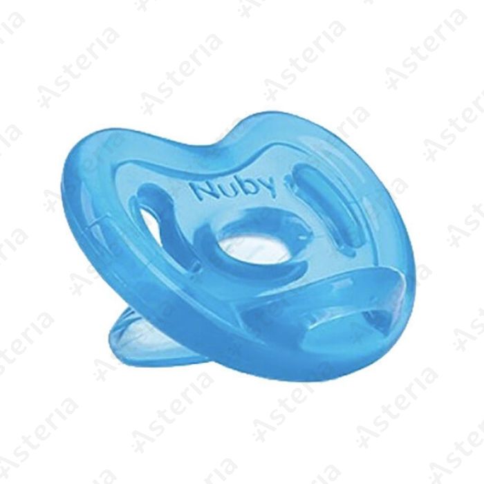 Nuby бөөрөнхий силикон соска 0-6сар