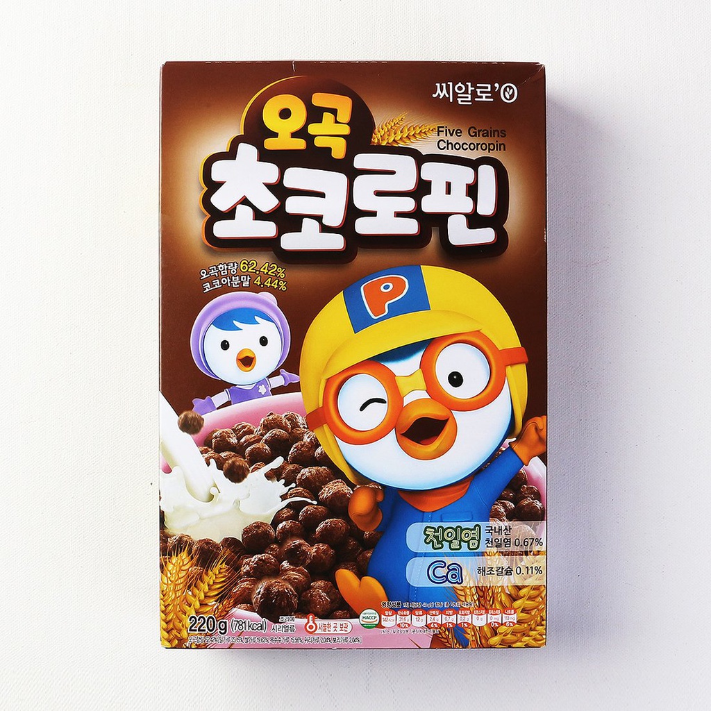 Pororo өглөөний хоол/ Five Grains chocoropin