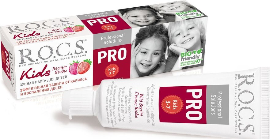 Rocs kids Лесные ягоды 3-7 35мл