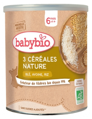 Babybio каш 220гр хөх тариатай