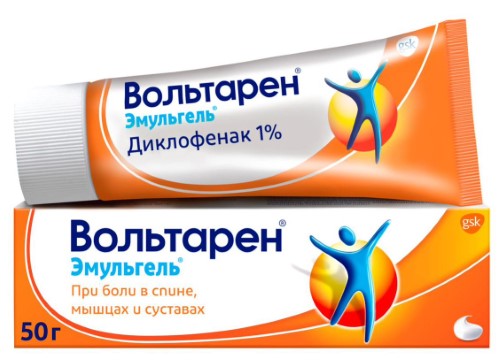 Вольтарен 1% 50гр