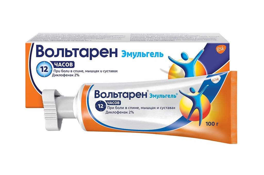 Вольтарен 2% 100гр тюб