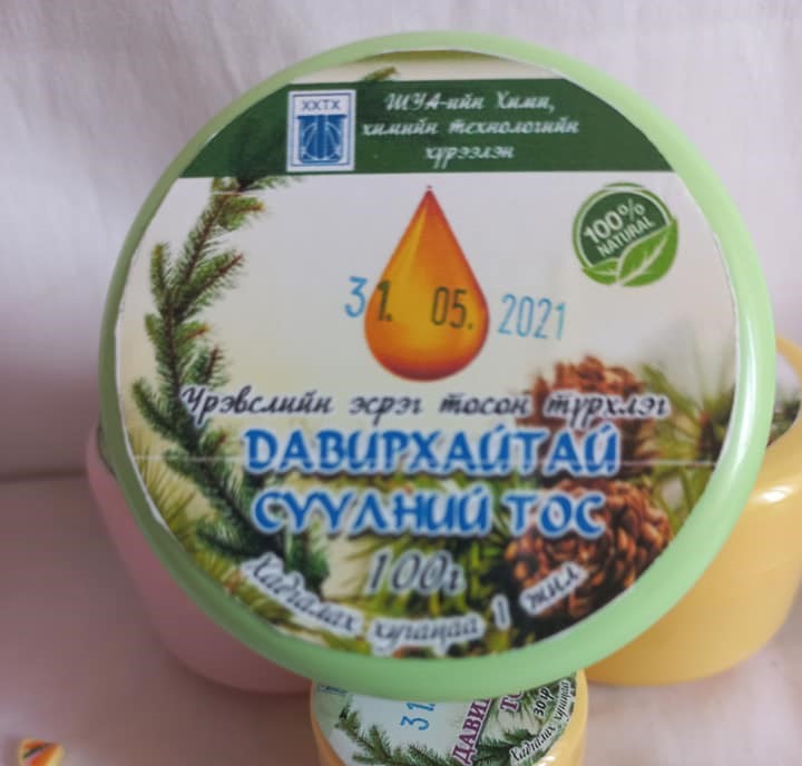 Давирхайтай Сүүлний тос 100гр