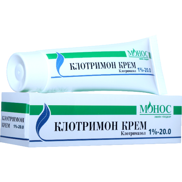 клотримон 1%-20гр крем