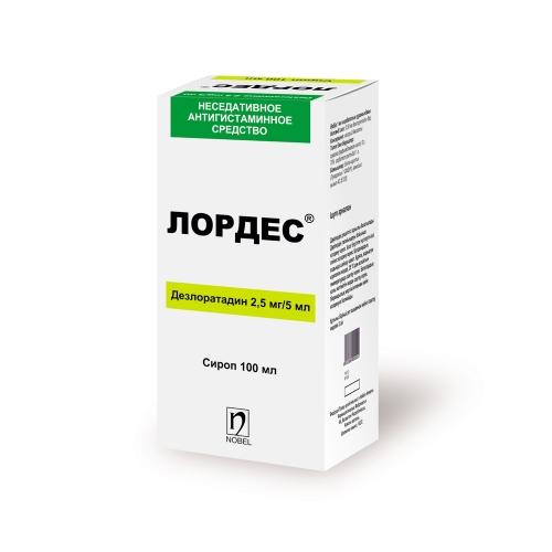 Лордес 2,5мг/5мл 150мл