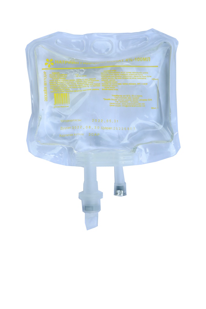 Натри гидрокарбонат 4% 100мл