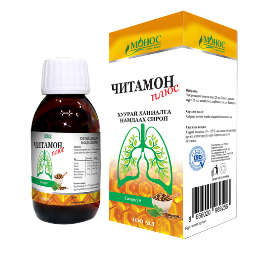 [3400105] Читамон сироп 100мл - Монос фарм ХХК