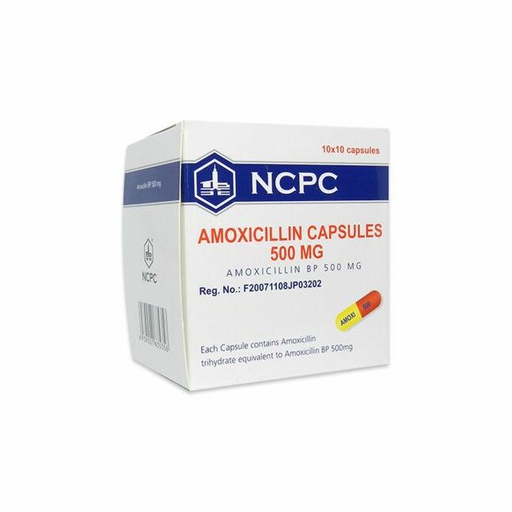 [0200017] Амоксациллин 500мг №10 хятад