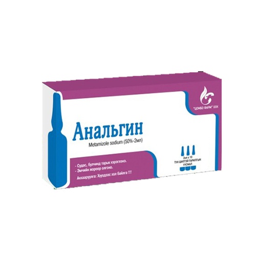 [5300003] Анальгин 2мл №10 Цомбо