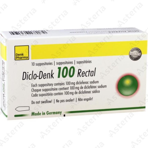 [5300071] Диклоденк 100мг Ректал №10 - Denk
