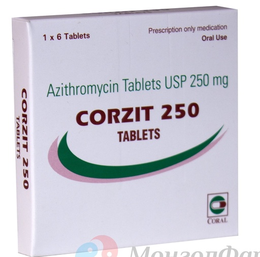 [0200061] Корзит 250мг №6
