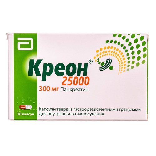 [3800019] Креон 25000 300мг №20 шир