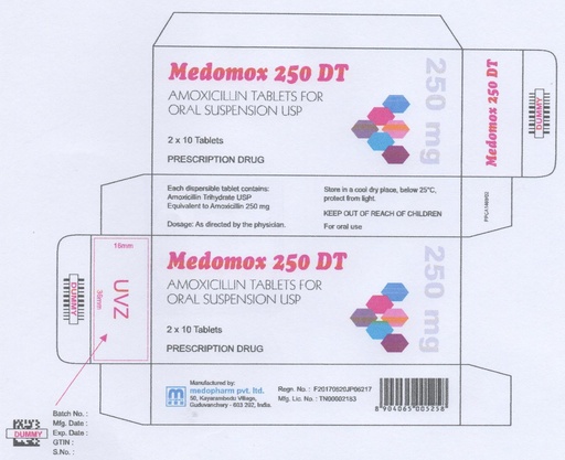 [0200079] Медомокс 250мг №20 1ширхэг