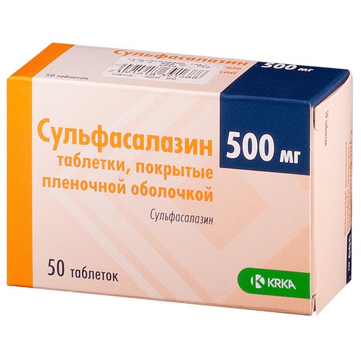 [3800055] Сульфасалазин 500мг №50
