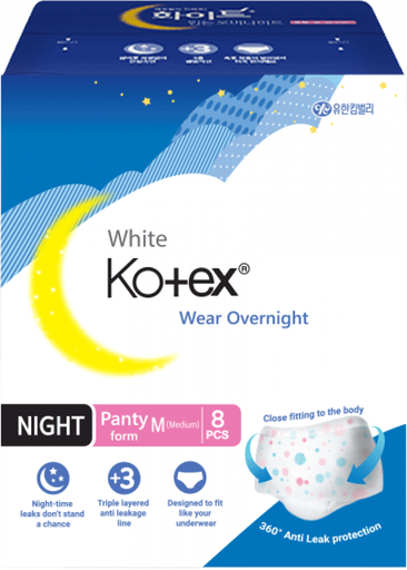 [1000780] Kotex Purecotton White Superlong night №8 42см